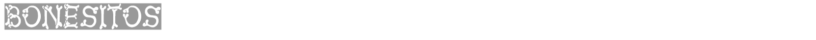 Bonesitos font preview