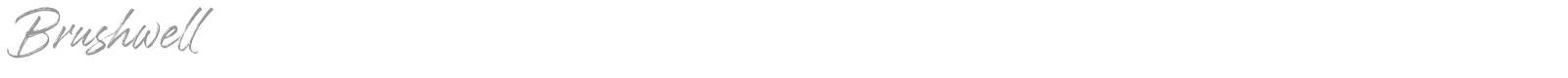 Brushwell font preview