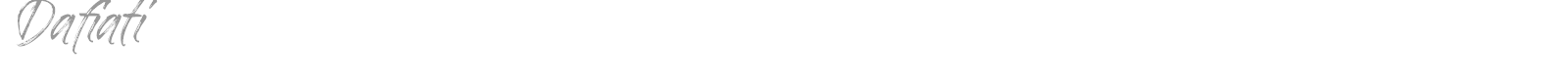 Dafiati font preview