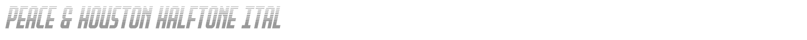 Peace & Houston font preview
