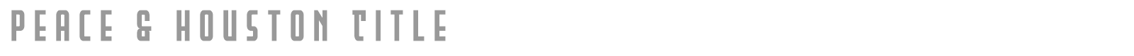 Peace & Houston font preview