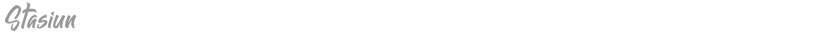 Stasiun font preview
