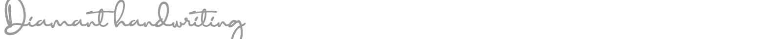Diamant font preview