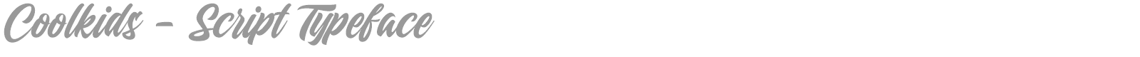 CoolKids font preview