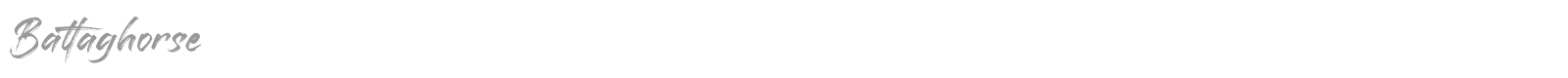 Battaghorse font preview