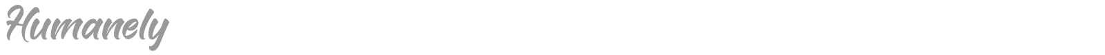 Humanely font preview