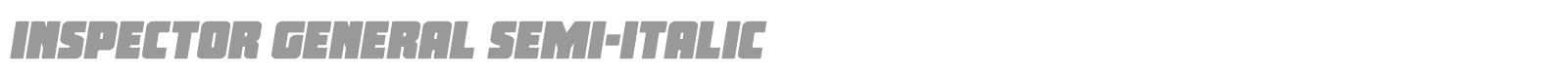 Inspector General font preview