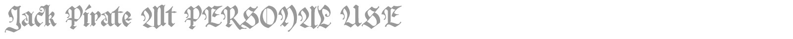 Jack Pirate font preview