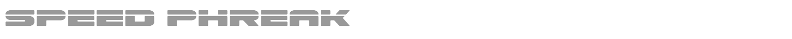Speed Phreak font preview