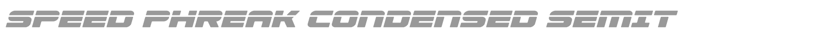 Speed Phreak font preview