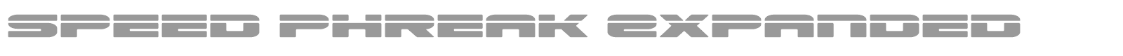 Speed Phreak font preview