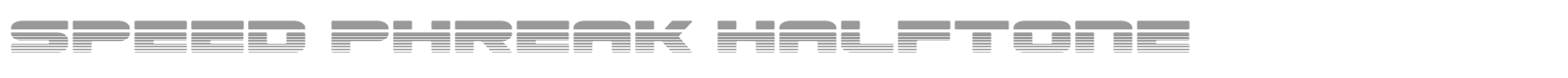 Speed Phreak font preview