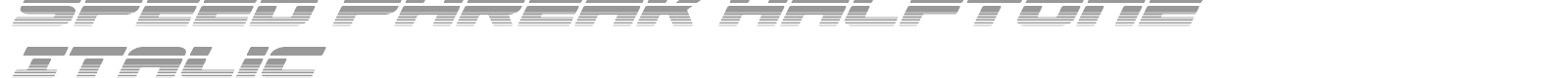 Speed Phreak font preview