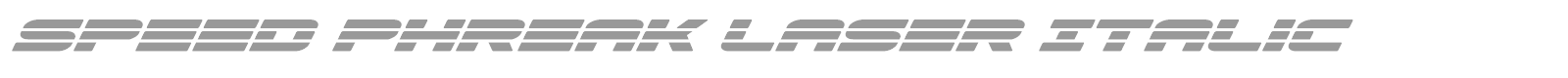 Speed Phreak font preview