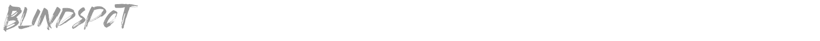Blindspot font preview