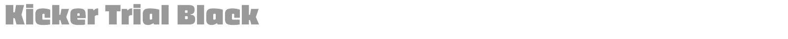 Kicker Black font preview