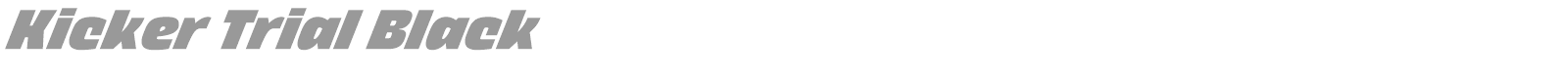 Kicker Black font preview