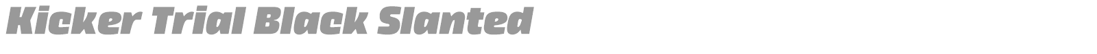 Kicker Black font preview