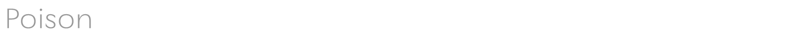 Poison font preview
