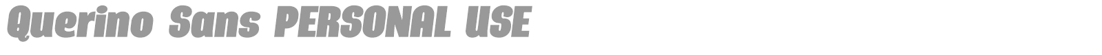 Querino Sans font preview