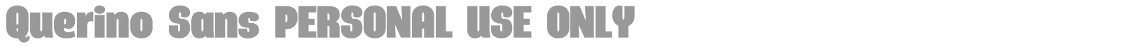 Querino Sans font preview