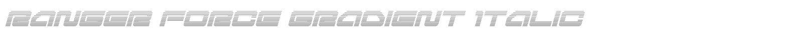 Ranger Force font preview