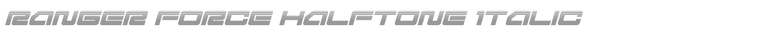 Ranger Force font preview