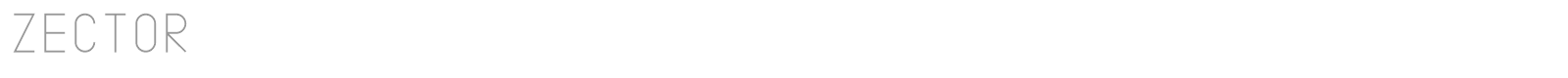 Zector font preview