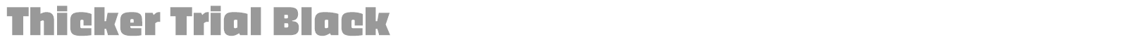 Thicker Black font preview