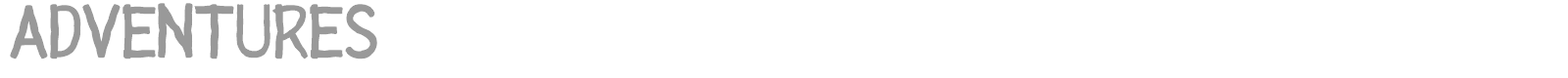 Adventures font preview