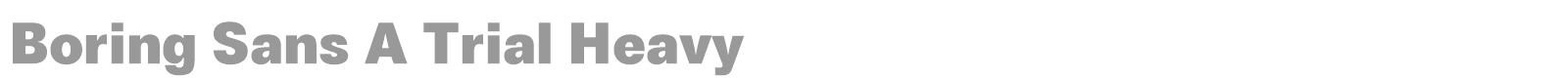Boring Sans A font preview