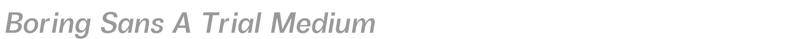 Boring Sans A font preview