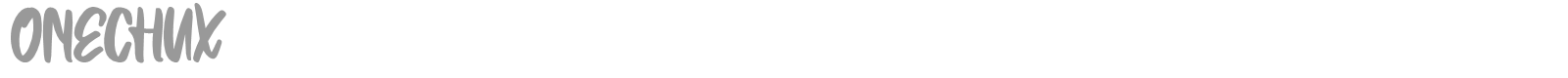Onechux font preview