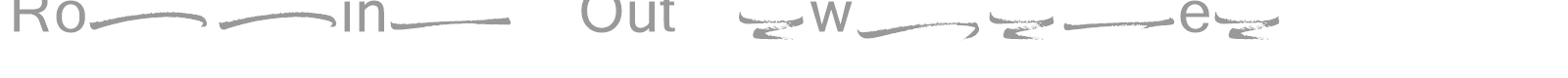 Rolling Out font preview