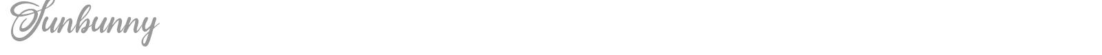 Sunbunny font preview