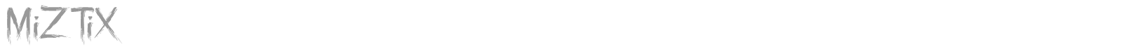 MiZTiX font preview