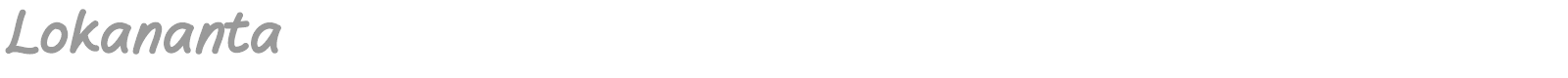 Lokananta font preview