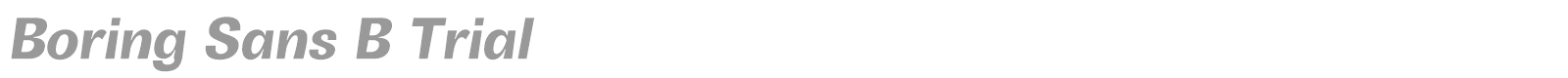 Boring Sans B font preview