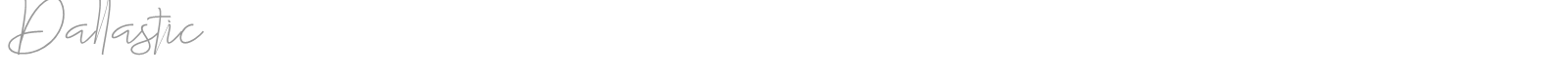 Dallastic font preview