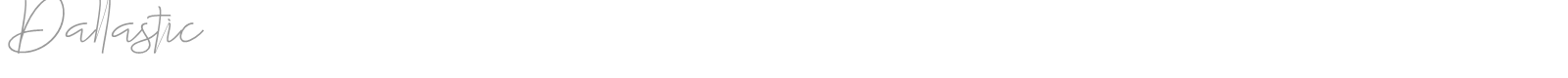Dallastic font preview