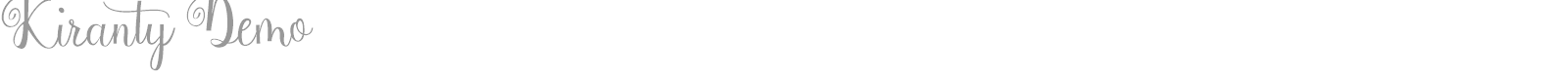 Kiranty font preview