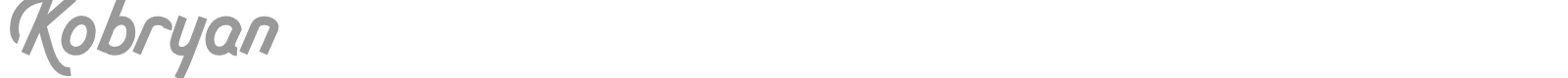 Kobryan font preview