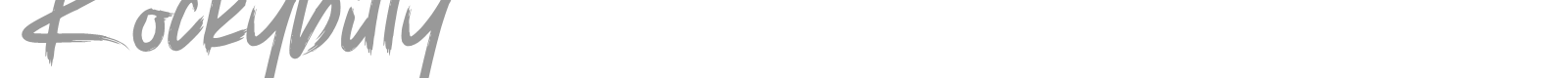 Rockybilly font preview