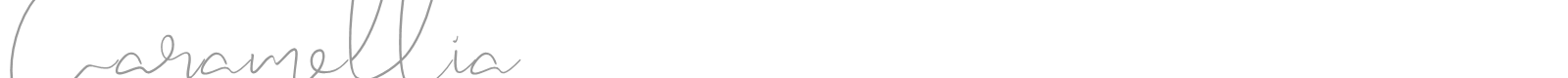 Caramellia font preview