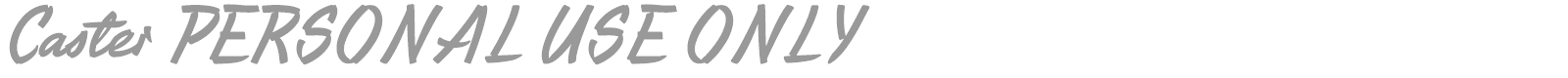 Caster font preview
