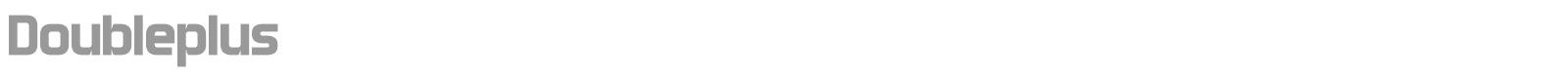 Doubleplus font preview