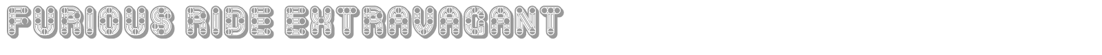 Furious Ride font preview