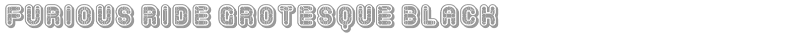 Furious Ride font preview