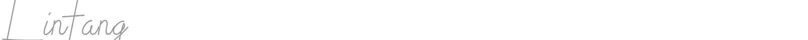Lintang font preview