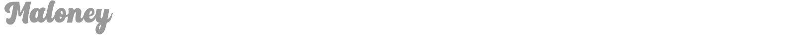 Maloney font preview